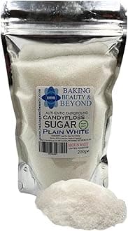 – Baking Beauty and Beyond Premium Candy Floss Sugar 200g - Plain White Flavour