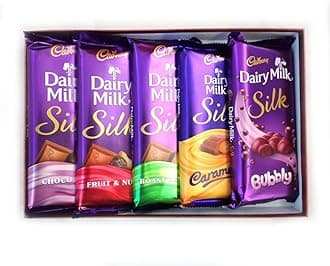 Cadbury Dairy Milk Silk Combo - Pack of 5 270 Grams
