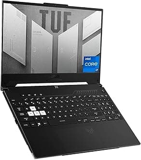 ASUS TUF Dash 15 (2022) Gaming Laptop, 15.6" 144Hz FHD Display, Intel Core i7-12650H, GeForce RTX 3060, 16GB DDR5, 512GB SSD, Thunderbolt 4, Windows 11 Home, Off Black, FX517ZM-AS73