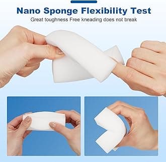 21 Pcs/Lot Magic Sponge,Melamine Sponge - 2X Thicken 2X Long Lasting Cleaning,Eraser Sponge In Kitchen Air Fryers, Bathroom, Office Work Well