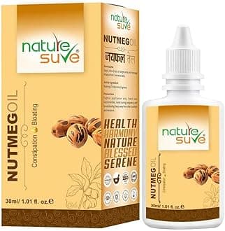 Nutmeg Jaiphal Oil for Bloating & Constipation in Men & Women - 1 Pack (30ml)