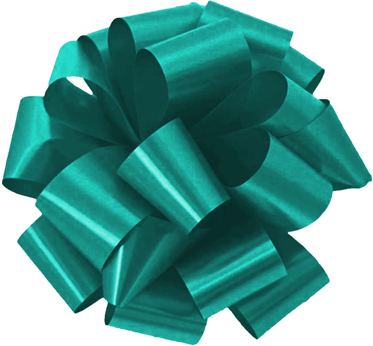 PMU Pom Pom - Pull Out Bows 5 Inch Teal - 20 Loops Pkg/10