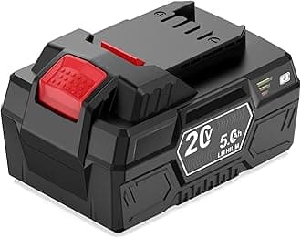 20V 5000mAh PAP20 A1 Replacement Battery Compatible with Parkside 20V Series Cordless Power Tools for Pap 20 A3 Pap 20 B3 Battery