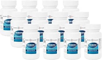 S. Boulardii Probiotic Saccharomyces Boulardii - Probiotics for Digestive Health for Women & Men - 500mg - Compare to The Active Ingredient in Florastor Probiotic Gut Formula (50 Capsules) (12 Pack)