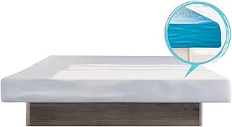 bellvita Waterbed including delivery with FREE selectable size, color and stabilization, french walnut, 180 cm x 200 cm