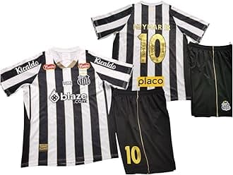 24-25 Santos Football Uniform No. 10 NEYMAR.JR New Jersey Kids/Youth/Mens Home and Away Brazilian League