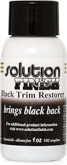 Black Plastic & Vinyl Restorer - Use for Car and Truck Detailing - 1 oz.