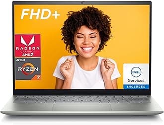 Dell2023 Inspiron 14 Laptop, 14" FHD(1920 x 1200) Display, AMD Ryzen 7 5825U, 32GB RAM, 1TB SSD, AMD Radeon Graphics, Wi-Fi 6, Bluetooth, Window 11 Pro, Pebble Green