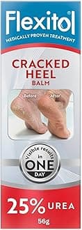 Cracked Heel Balm, Visible Results in 1 Day, For Extremely Dry Feet & Cracked Heels, Removes Hard Skin, 25% Urea, Medically Proven Foot Cream, Suitable for Diabetics, 1 x 56g