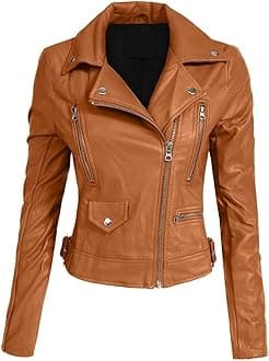 Hashoob Ladies Polyurethan Leather Jacket Women Jacket NP-01