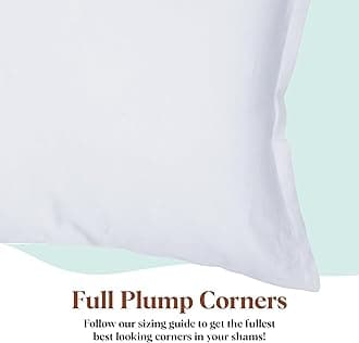 Pillowflex Synthetic Down Pillow Inserts For Shams Aka Faux/Alternative 53cm x 68cm (21 Inch By 27 Inch)
