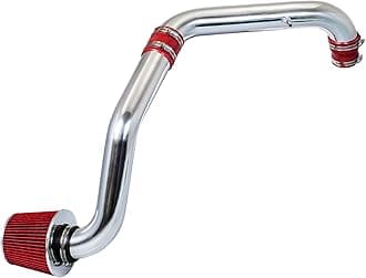 Rtunes Racing Cold Air Intake Kit + Filter Combo RED Compatible For 96-00 Honda Civic CX/DX/LX 1.6L I4