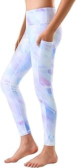 Stelle Girls' Athletic Leggings Kids Dance Running Yoga Pants Workout Active Dance Tights with Pockets