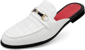 Men's Mule Stylish Backless Slip-On Loafer Casual Dress Sandal Shoes Fashionable Slipper for Men Plus Size 7-13