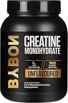 – Creatine Monohydrate Powder 1kg/1000g - 200 Servings - Soluble 200 Fine Mesh Creatine Supplement - Weight Training Sports Food Supplement