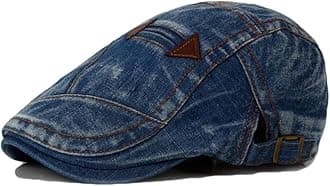 Newsboy Hats Adjustable Ivy Flat Cap Gatsby Cabbie Driving Beret for Men Women