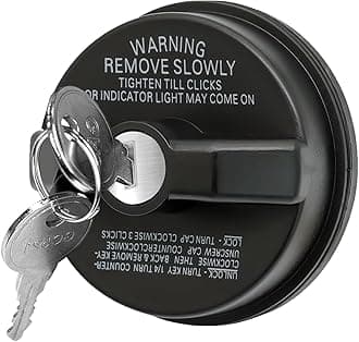 Locking Gas Cap, Lock Fuel Cap with Key Compatible with Toyota 4Runner Tacoma Tundra Acura Honda CRV Infiniti Nissan Buick Cadillac GMC Replace #10504 77300-47020