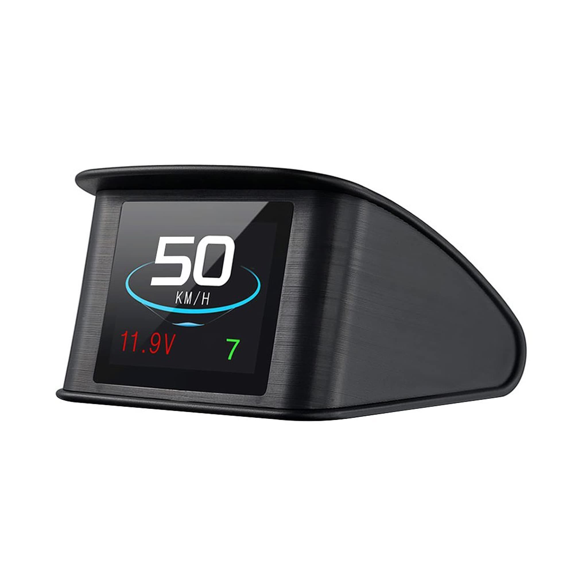 T600 Universal Car HUD Head Up Display Digital GPS Speedometer with Speedup Test Brake Test Overspeed Alarm TFT LCD Display for All Vehicle