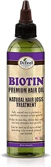 Difeel 99% Natural Premium Hair Oil - Biotin Oil Volumizing and Thickening 8 ounce