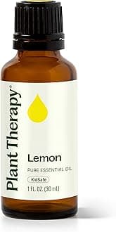 Lemon Essential Oil for Diffuser 30 mL (1 oz) 100% Pure, Undiluted, Natural Aromatherapy, Lemon Oil for Skin & Cleaning, Therapeutic Grade