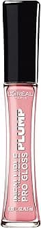 L’Oréal Paris L'Oreal Infallible Pro Gloss Plump Lip Gloss with Hyaluronic Acid, Long Lasting Plumping Shine, Lips Look Instantly Fuller and More Plump, Flush, 0.21 fl. oz.