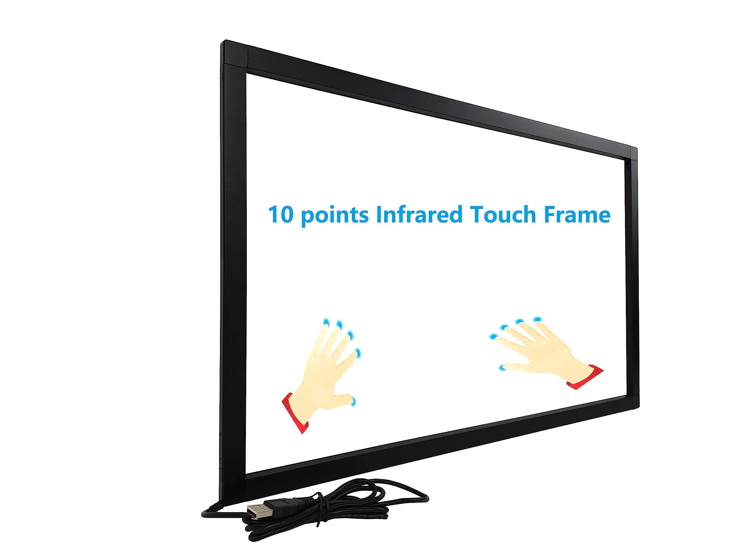 42 Inch Interactive 10 Points Infrared IR Touch Screen Overlay Frame Free Driver