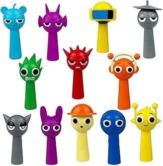 48pcs Action Figures Mystery Box, Sprunky Toy Whole Set Figures Doll Christmas Birthday Gifts for Horror Music Game Fans Adult Kids