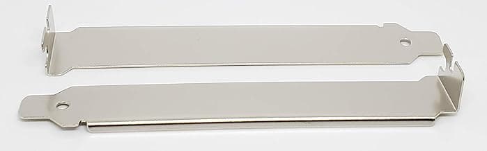 Pc Accessories - Connectors Pro 10-PK PC Computer Back Slot Cover 12cm Height & 2cm Width, PCI L Blank Stainless Steel Bracket, 10-Pack