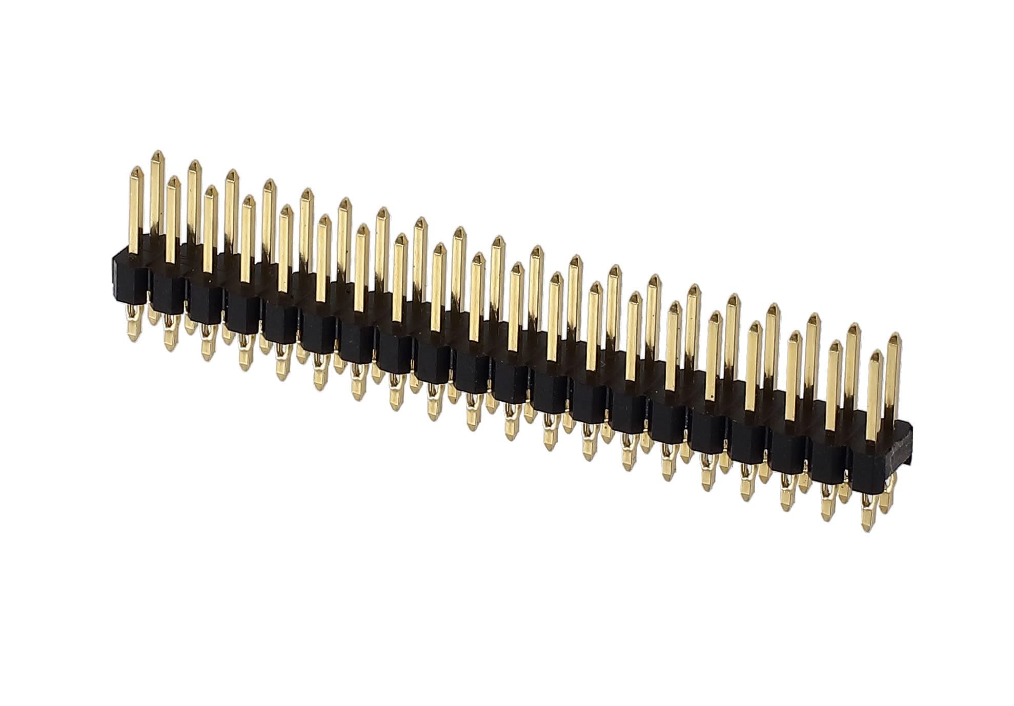 40 Pin GPIO Solderless Hammer-in Header for Raspberry Pi Zero, Zero W, Zero 2 W, Pi Pico 2 W – Compatible with Pi Zero Case, Easy Install (Header Only, No Soldering) [Pack of 1]