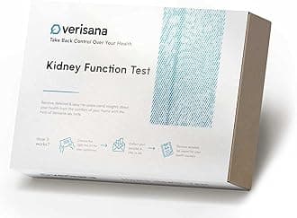 Kidney Function Test – Check Your Kidney Health – at Home Test kit – CLIA Certified Laboratory Analysis – Verisana
