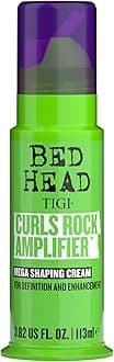Bed Head by TIGI Curls Rock Amplifier Hair Cream - Deeply Hydrating, Curl Shaping & Defining Cream for Enhanced Curls & Waves, Anti-Frizz, Long-Lasting Hold, Moisture & Texture for Defined Volume
