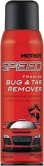 Mothers Speed Foaming Bug & Tar Remover, 18.5 oz. Aerosol — Fast-Acting, No-Drip Foam for Bug Splatters, Bird Droppings, Tar, Sap & Road Grime — Safe on Paint, Chrome, Glass, Plastic, PPF (16719)