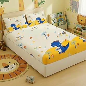 Filymore Danasour Double Bedsheet Made with Microfiber 240 TC Wrinkle Free So...