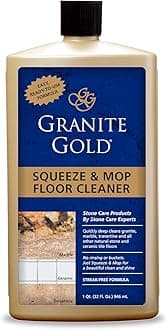 Granite Gold Squeeze and Mop Floor Cleaner For Granite, Marble, And Other Natural Stone Or Ceramic Tile Surfaces, 32 Fl Oz