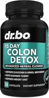 Colon Cleanser Detox for Weight Flush - 15 Day Intestinal Cleanse Pills & Probiotic - Fast Natural Laxative for Constipation Relief - Bowel Movement Supplements for Stomach Bloating, Gut Loss Support