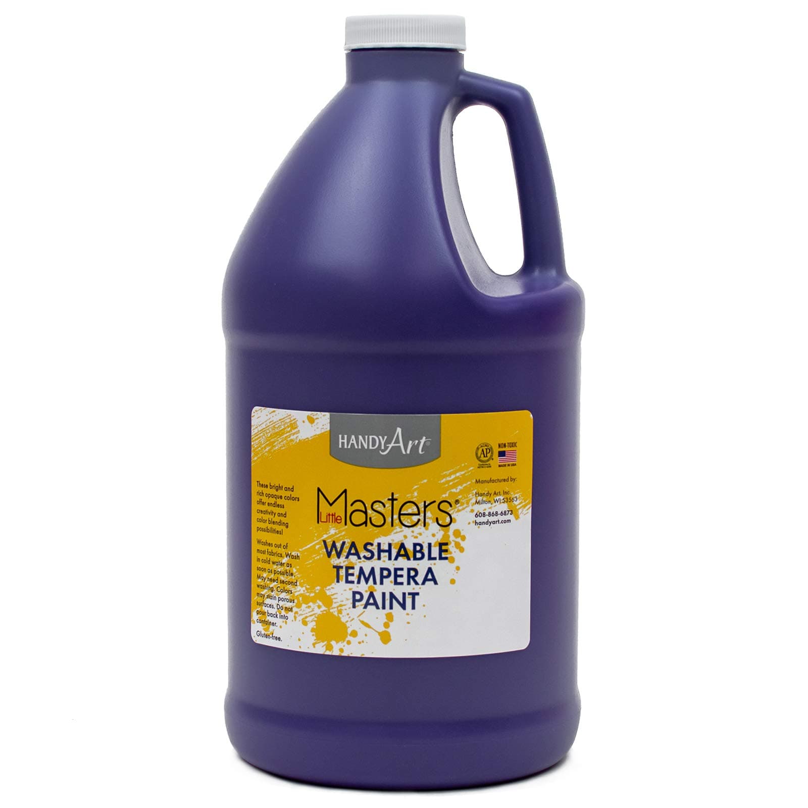 Little Masters Washable Tempera Paint, 64 Fl Oz (Pack of 1), Violet