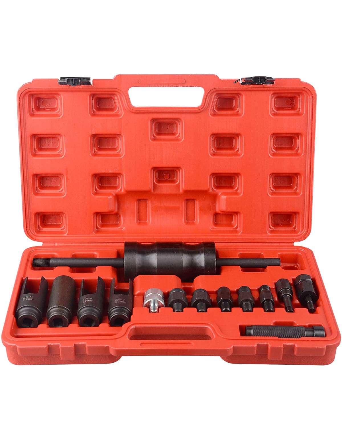 DAYUAN 14 Pcs Injection Puller Tool, CDI Injector Extractor Set Diesel Injector Remover Compatible with Bosch Delphi Deso Siemens
