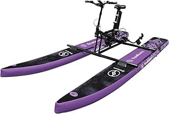 Inflatable Electric Water Bikes Inflataable Pontoon Water Bikes for Lake Pedal Fishing Boat Water Bicycles for Adults Waterbikes Inflatable Float Adults,8-18KM/H