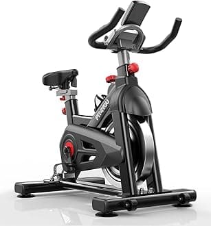 FIT4YOU Exercise Bike Indoor Cycling Home Gym Workout Cardio Fitness Adjustable Resistance LCD Monitor FH-EB07