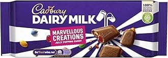 Dairy Milk Marvellous Smashables Jelly Popping Candy, Filled Fun Jelly & Popping Candy Pieces, 160 g (Pack of 1)