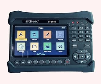 ST-6986 Satellite TV Receiver DVB-S/S2/T/T2/C Combo Meter MPEG4 HD H.265 10bits Spectrum Spectrum analyzer Digital Satellite Finder Meter