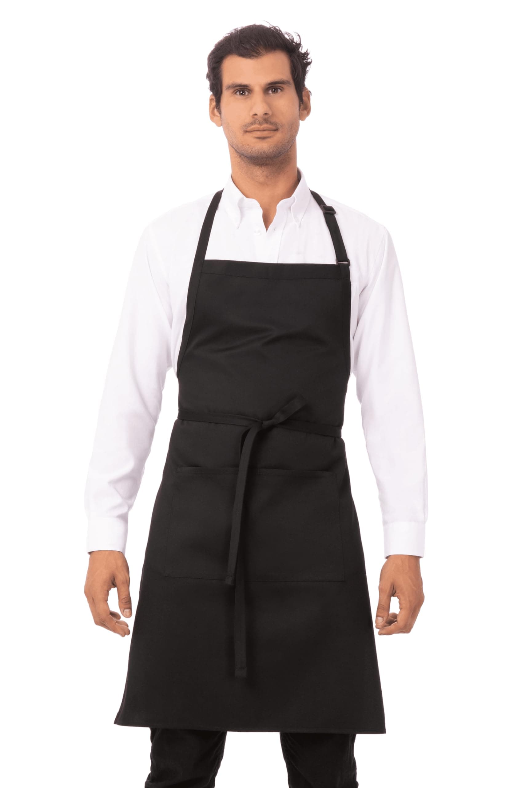 Chef Works Unisex Butcher Apron, Black 34-Inch Length by 24-Inch Width