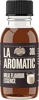 La Aromatic Milk flavour Essence: A Taste of Luxury - Authentic Milk Flavoring for Coffee, Tea, and Desserts - Non-GMO, Gluten-Free, and Vegan - 50ml