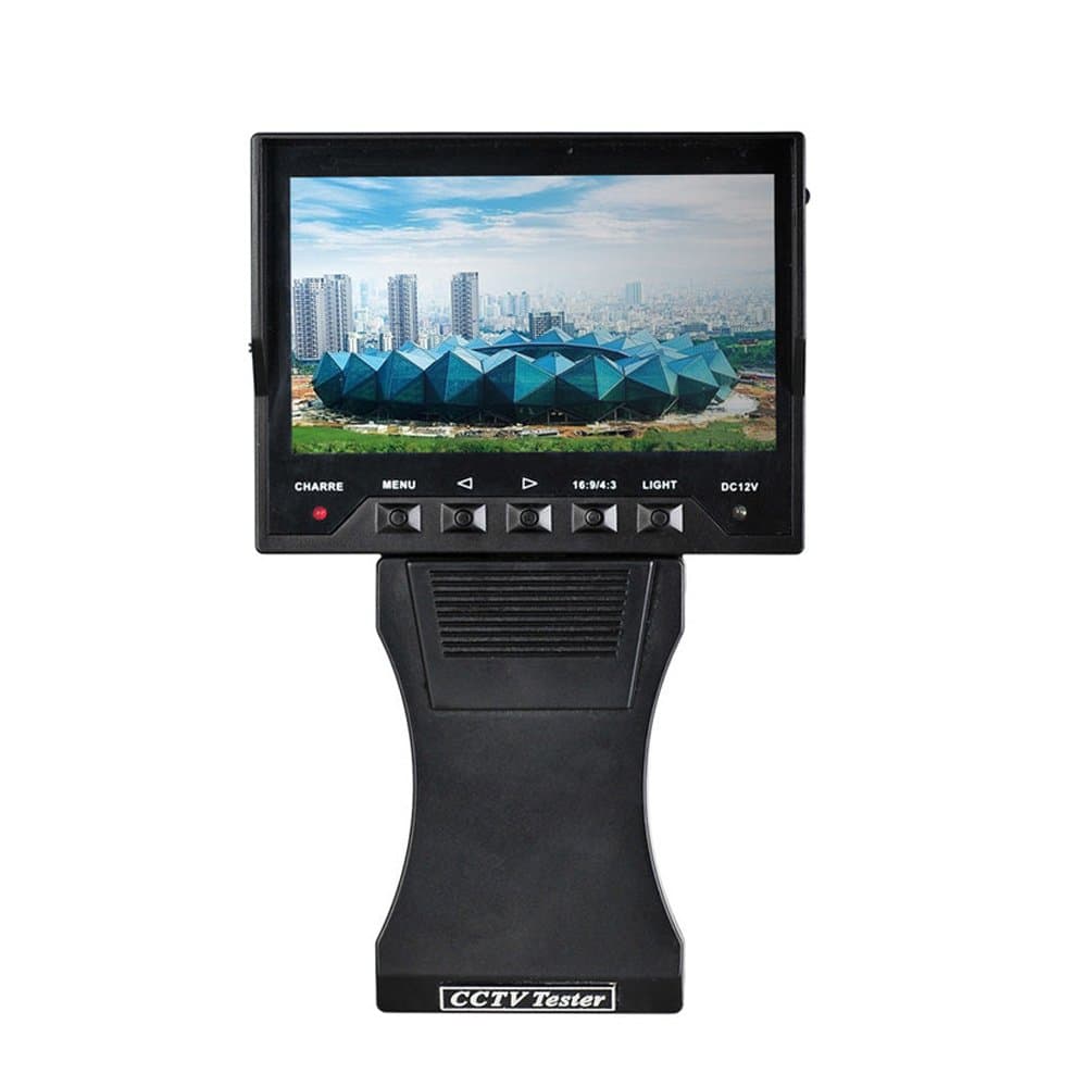 Handheld 4.3" TFT LCD Audio Video Security CCTV Analog Camera Tester 12V Output RJ45 Cable Test Monitor