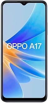 Oppo A17 Smartphone, 5000mAh Capacity, 4GB RAM + 64GB ROM, MediaTek 6765, 6.56“ HD+ (720x1600) |60Hz LCD, Android12 + ColorOS 12, Midnight Black