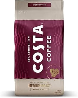 Coffee Ground Coffee, Signature Blend Medium Roast, 12oz each, Rainforest Alliance Certified