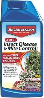 3-in-1 Insect, Disease, and Mite Control Concentrate - Insecticide, Fungicide & Miticide - Mix & Spray - Prevents Listed Pests and Diseases - Up to 30 Days Protection - 32 oz Bottle