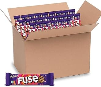 Cadbury Fuse Peanut & Caramel filled Chocolate Bar, 23 g (Pack of 24)
