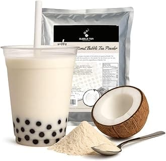 Bubble Tea House Company Coconut Bubble Tea Powder (1kg / 33 Servings) - Make at Home with Bubble Tea House Co.
