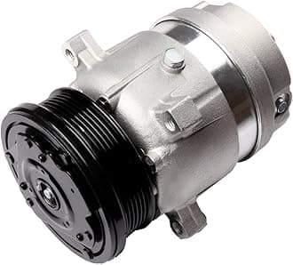 SCITOO AC Compressor with Clutch for Chevrolet S10 2.2L 1998 1999 2000 2001 2002 2003, Fast Cooling Air Conditioner Compressor for GMC Sonoma 2.2L 1998-2003, for Chevy LUV 2000-2005 CO 20446C